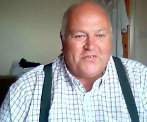 Sexy grandpa cum on cam